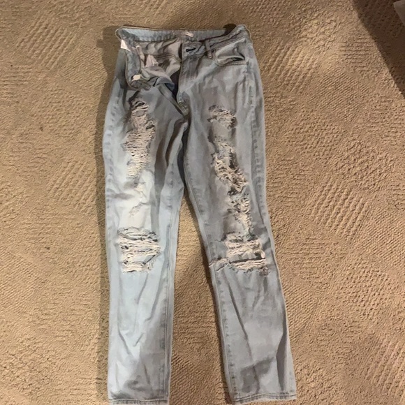 PACSUN DISTRESSED MOM JEANS - Picture 2 of 4